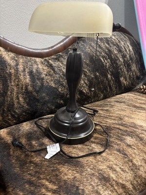 Banker's Lamp, 2 Prong, 18''high, Bronze New in Box
