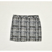 J. Crew Women Straight Short Skirt Geometric Cotton Blend Multicolor Sz 8 Lined