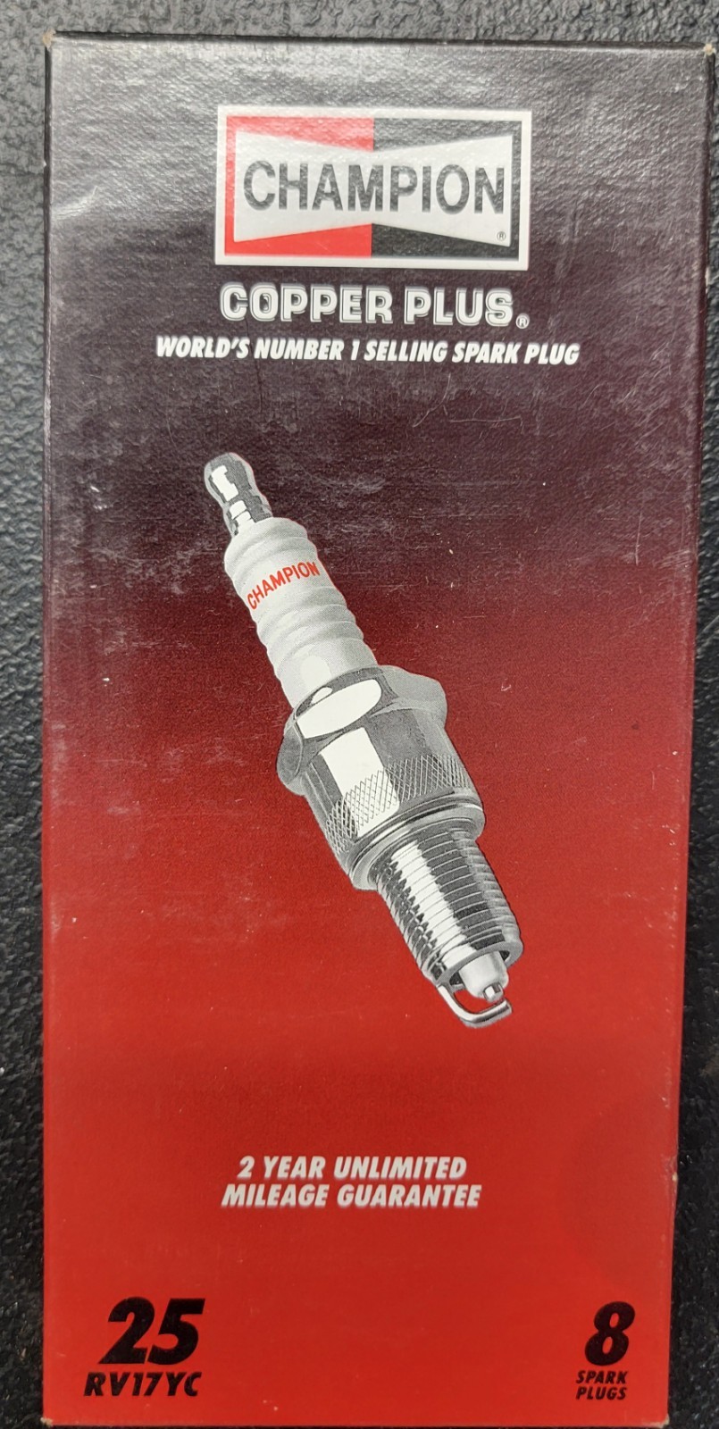 Champion Spark Plugs 25 RV17YC 8 Pack NOS Free Shipping 