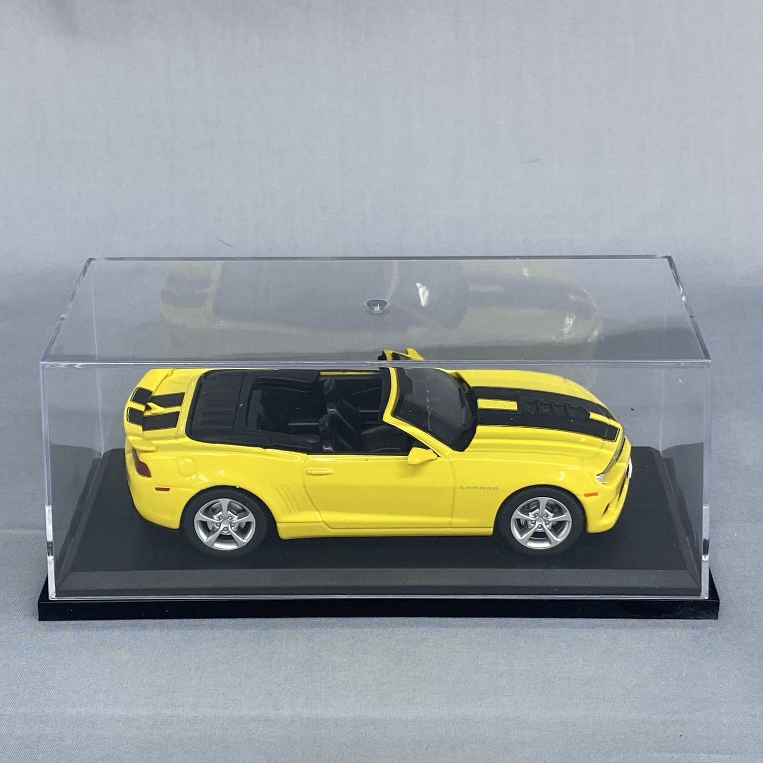 Mini Car Chevrolet Camaro 2014 Yellow 1/43 Scale Box Diecast Vol 297 KU27L297S