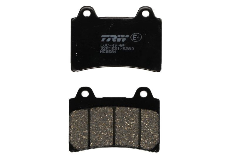 4x ✅Fits TRW MCB584 Brake pads MCB584  organic, intended use offroad ⭐UK Seller⭐