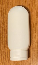 Twenty 4 oz. HDPE bottles with flip top lid, NEW, white, PACK of 20