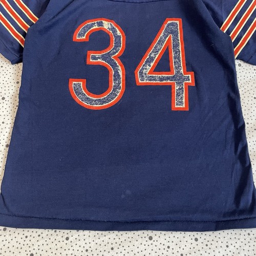 Vintage 1980's Rawlings Chicago Bears Jersey Adult Medium #34 Walter Payton - Picture 8 of 10