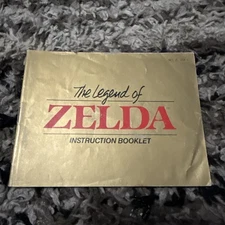 Nintendo Entertainment System Manual ONLY NES The Legend Of Zelda Booklet 1989