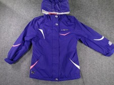 ZeroXposur Jacket Girls 7/8 Purple Hooded Faux Fur Lined Insulated Winter Coat