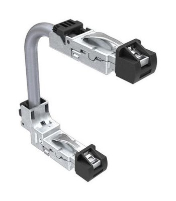 1pc Amphenol Comm DRPC215007940 Ethernet Cable, Cat6A, 90�� Rj45 Plug To Rj4