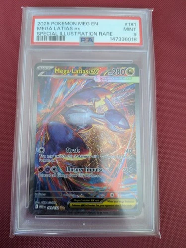 Mega Latias 181/132 PSA 9 Mega Evolution Pokemon TCG