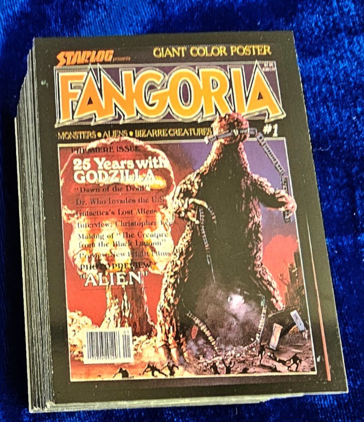 1992 Starlog Fangoria Magazine Horror Trading Cards Complete Set of 90 (mint)