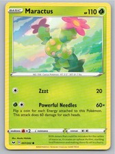 2020 POKEMON MARACTUS SWORD & SHIELD 007/202 C NM A80464 FREE S&H