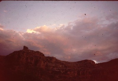 Photograph 35mm Slide July 1986 Arizona Havasu Sunset