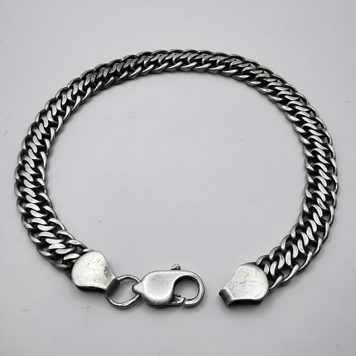 アクセサリー vintage silver bracelet(925) 925 Sterling Silver Vintage Letter 