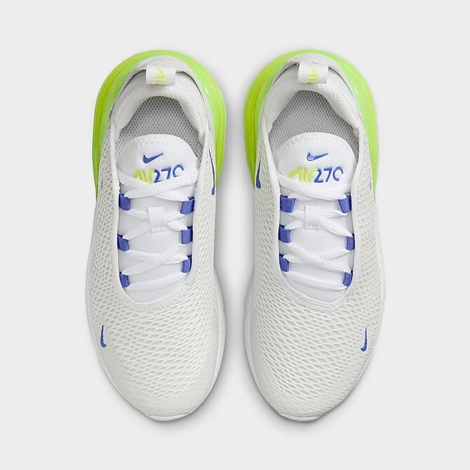 Nike Air Max 270 HJ9238-100 Sneakers Kids US 11C White Volt