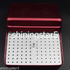 120 Holes Bur Endo Files Holder Block Autoclave Sterilizer Case Disinfection Box