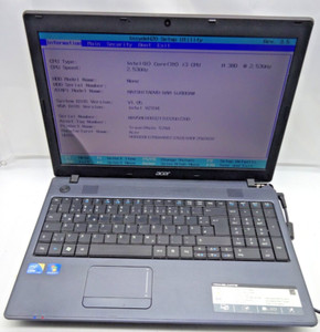 Acer Travelmate 5744 (BIC50) Notebook*OHNE RAM & HDD*Für Ersatzteil DEFEKT#N517