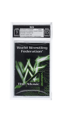 1999 World Wrestling Federation  The Music  Sealed Cassette Tape IGS Mint 9