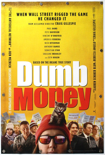 Dumb Money 2023 Double Sided Original Movie Poster 27" x 40"