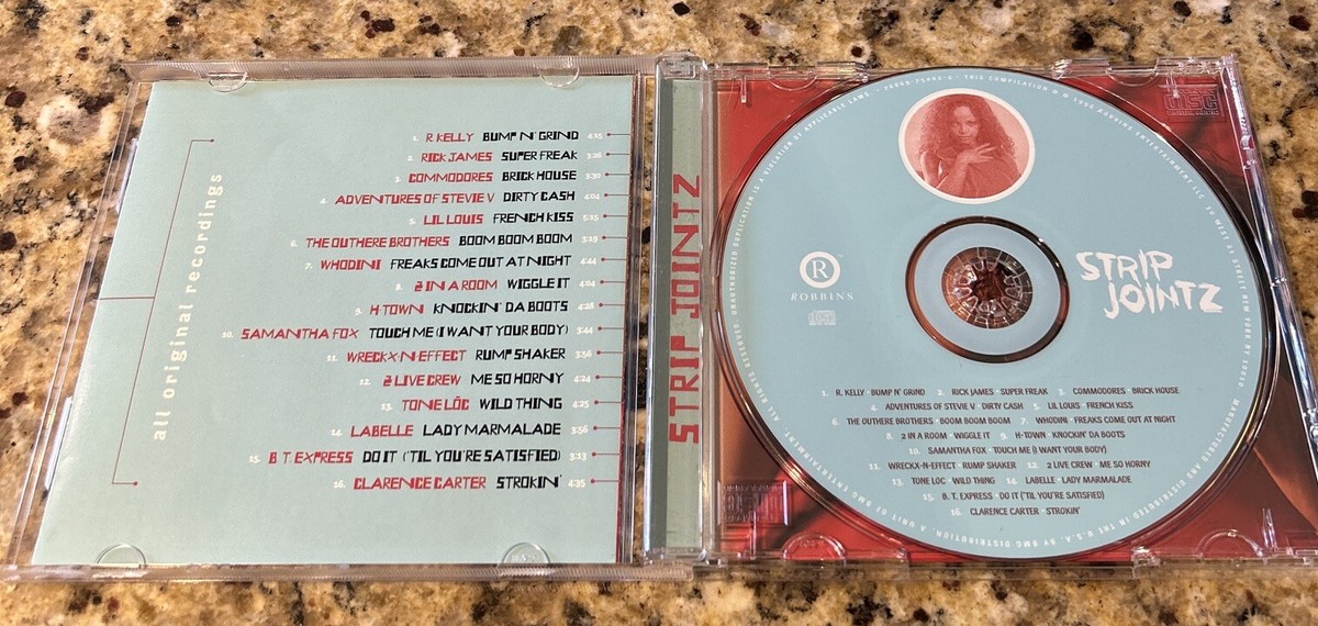洋楽 G-Rap SINAMIN ...So Hot CD Strip Jointz: Hot Songs for Sexy Dancers CD, 1996 RICK JAMES, 2