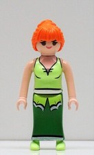 SCH&Ouml;NE GALLIER FRAU VON METHUSALIX PLAYMOBIL > Gr&uuml;n Rot Troubadix Asterix Obelix