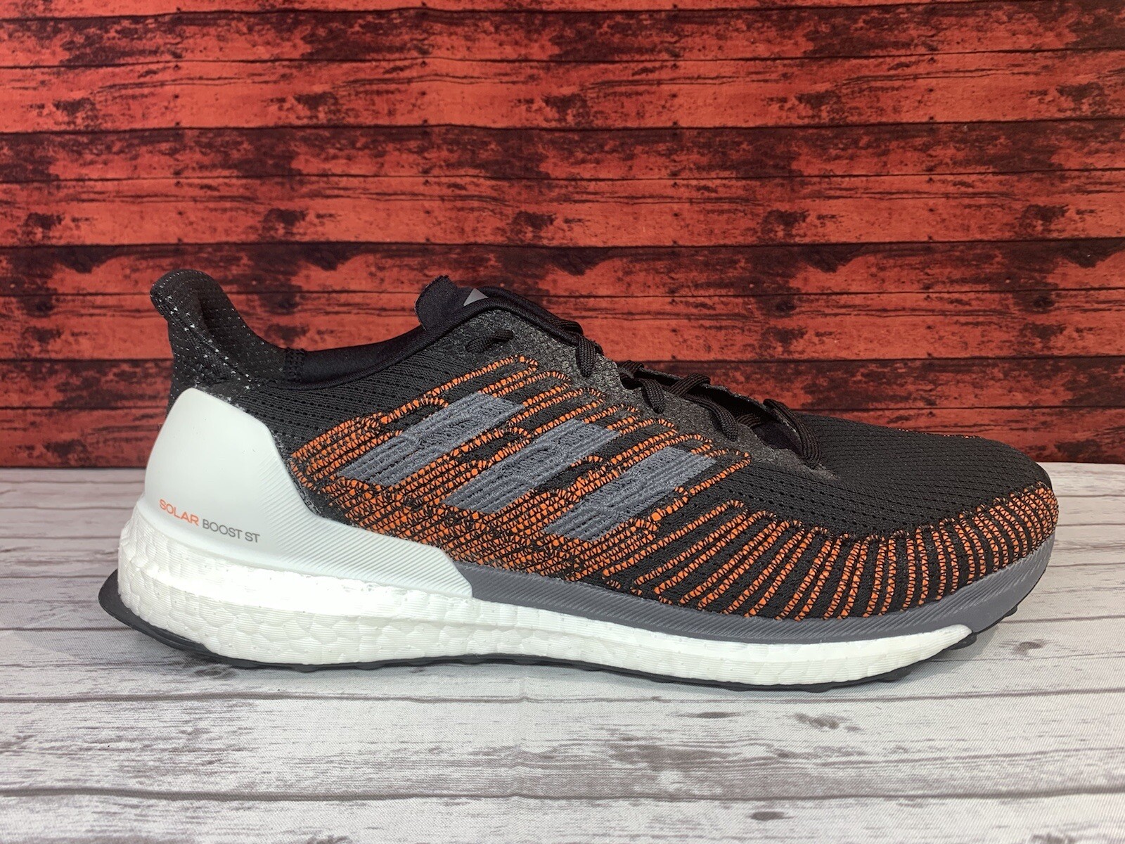 Size 13 - adidas Solar Boost ST 19 Black Solar Orange 2019 for sale online  | eBay