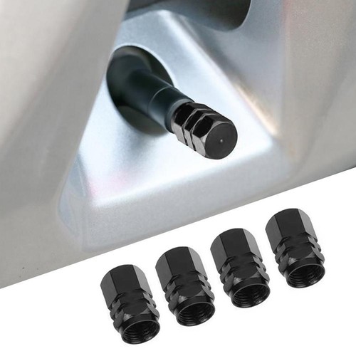 4* Car Tire Valve Aluminum Caps Tyre Valve Stem Cover Air Dust Wheel
