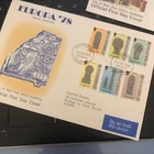 Isle of Man First Day cover FDC Europa ‘78 Manx Stone Crosses 1978 AS SCAN