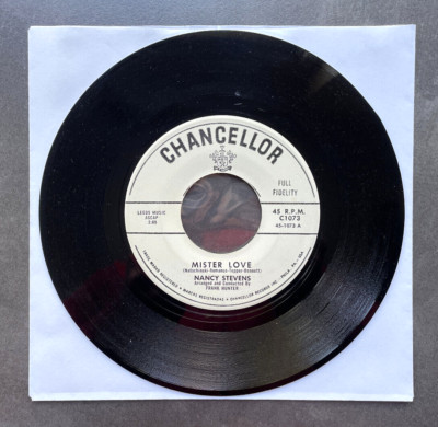 7'' Nancy Stevens - Mister Love - US Chancellor Promo