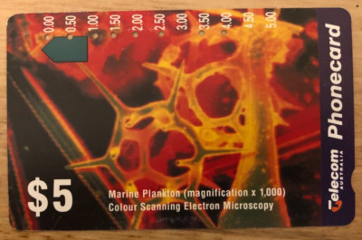 $5 Telecom Phonecard Marine Plankton   BB5
