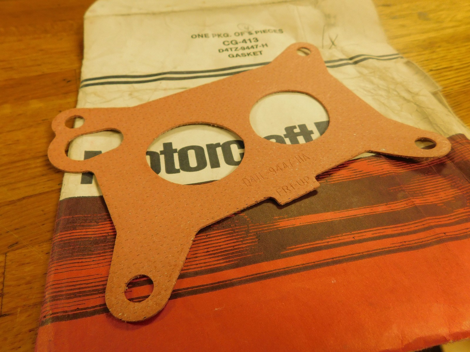 NOS 1974 1975 FORD F100 F250 F350 360 390 CARB SPACER GASKET D4TZ9447