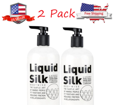 #ad Two Pack Liquid Silk Personal Lubricant 250 ml x2 FREE amp; FAST SHIPPING $59.99