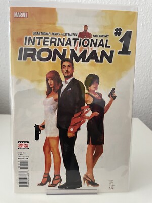 International Iron Man #1 Marvel US Comic Heft Top Zustand bagged and Boarded