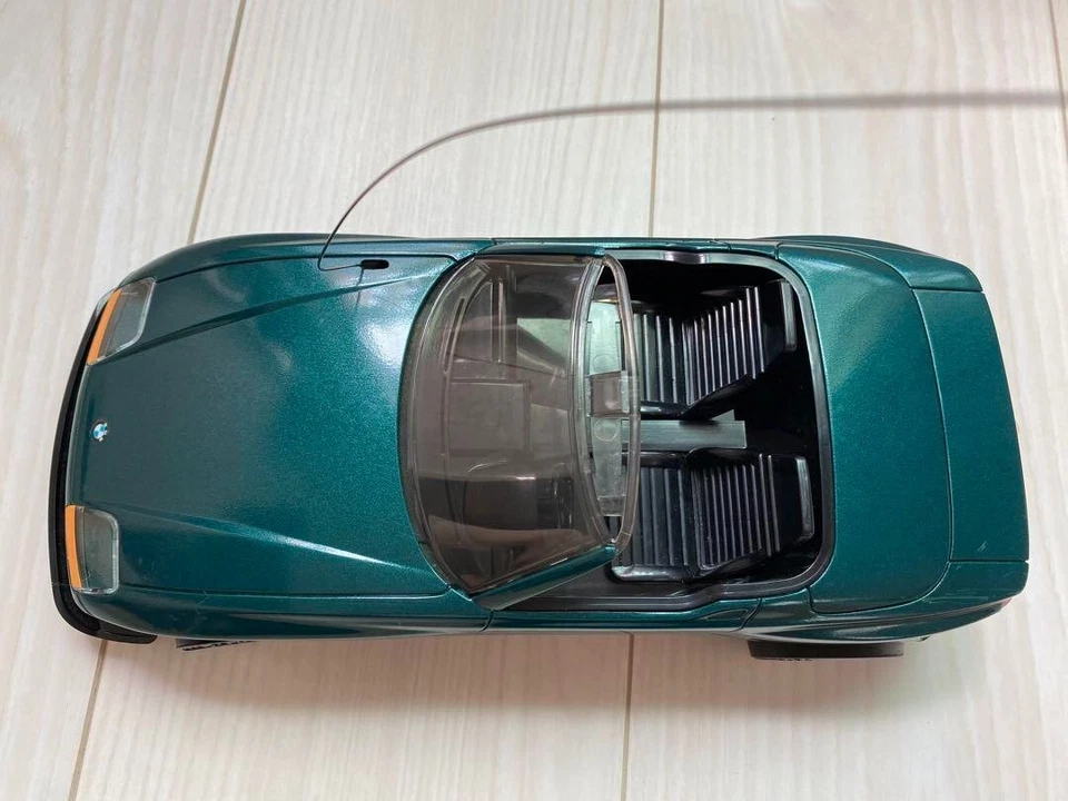 Vintage 1980's Taiyo Japan R/C BMW Z1 w/Box 1/16 scale Green - Image 4 of 4