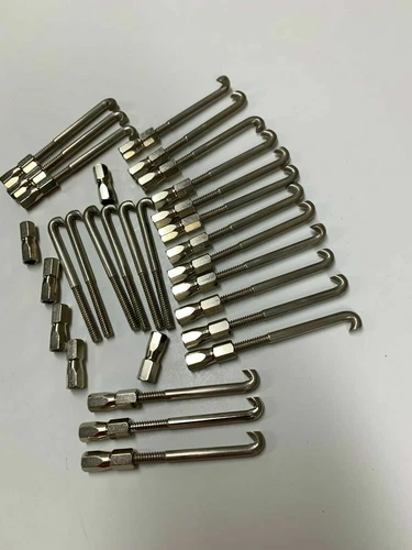 "Made in the USA" Gibson Style Steel Hook & Brass Nut Nickle w/8-26 PW Threads