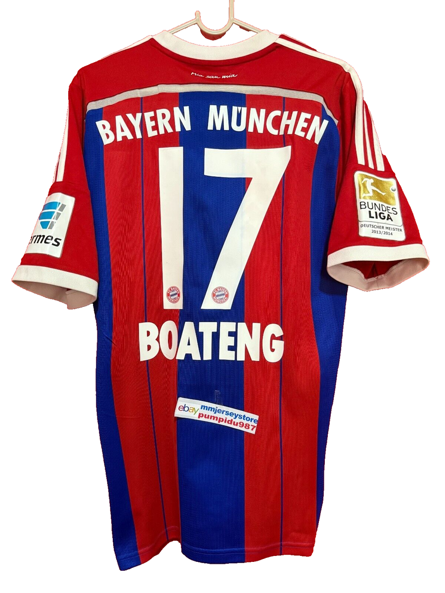 Jerome Boateng #17 Jersey FC Bayern Munchen Trikot Adidas M