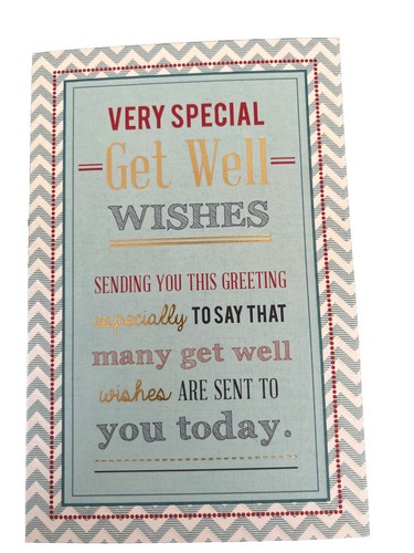 Versed Greeting Card - Get Well Wishes