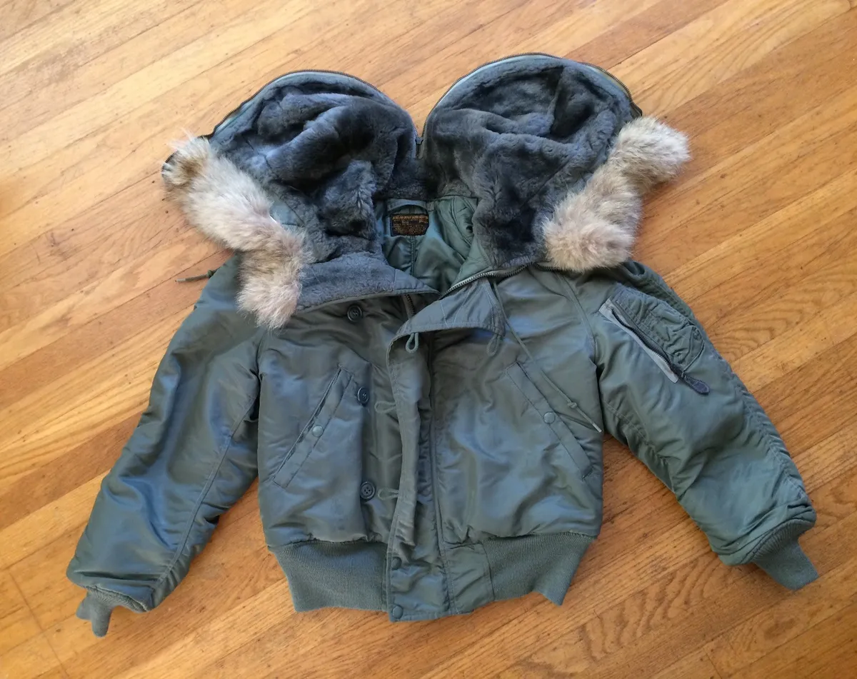 Deadstock Vintage 1962 N-2B Mens Small USAF Aircrew Vietnam Pilot Jacket Fur