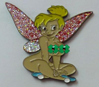 Raunchy Sexy Tinkerbell lapel/hat pin badge D010501 | eBay