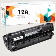 1x Q2612A 12A Black Toner Cartridge for HP LaserJet 1012 1018 1020 1022nw 3015