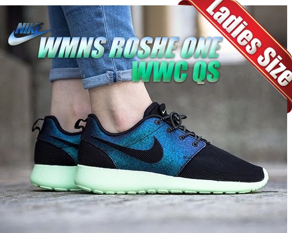 Teal and sales black nike roshe