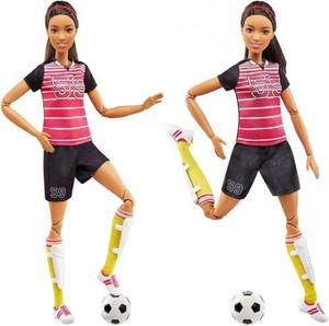 barbie soccer player