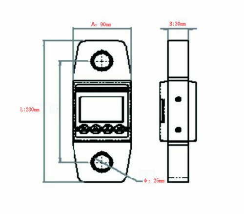 3000kg/6600lb Digital Hanging Scale – High Precision Crane Scale With Remote, Waterproof, For Industrial & Farm Use