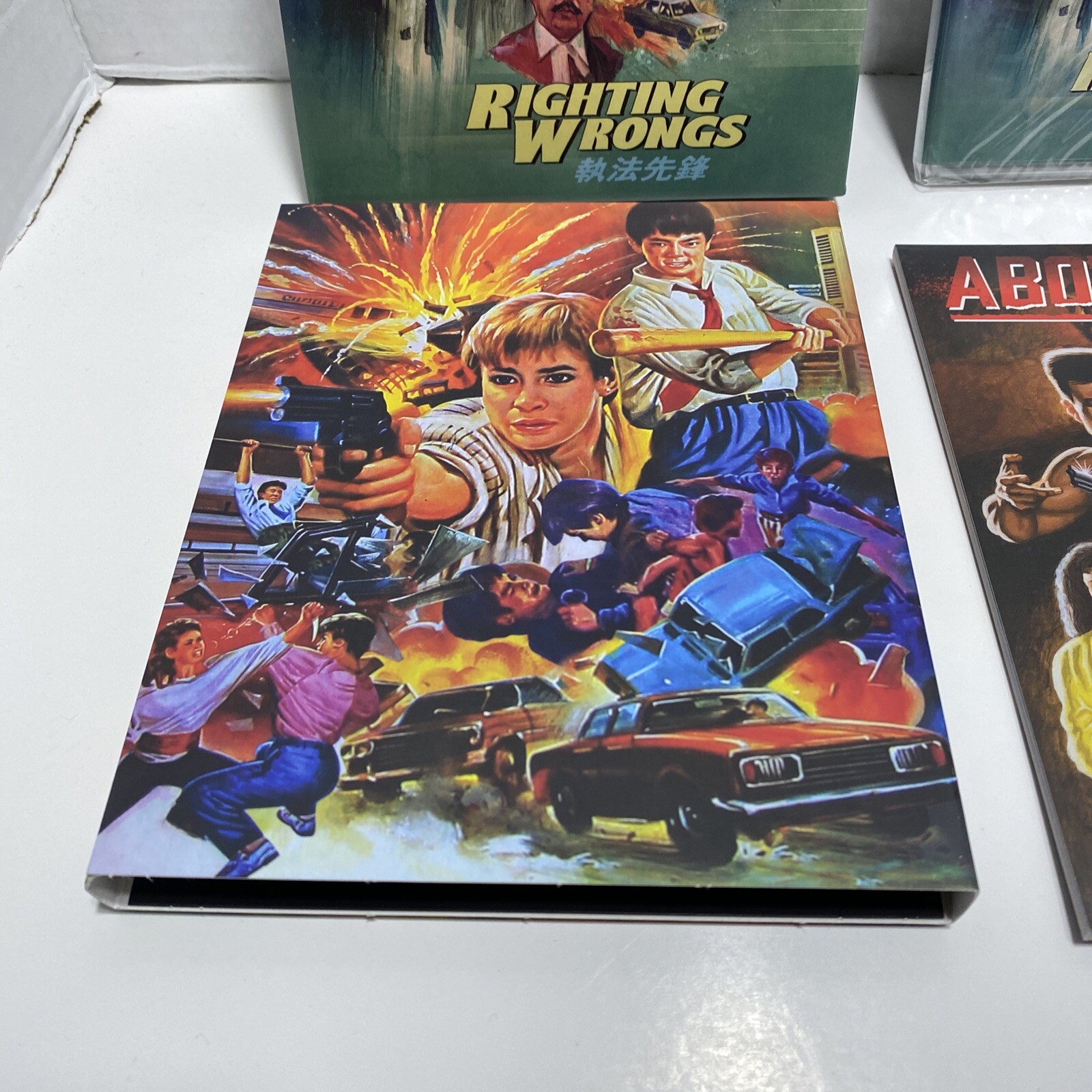 Righting Wrongs Blu Ray w/Slipcase Slipcover Vinegar Syndrome NEW