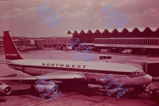 35mm Slide Northwest Airlines Jet Minneapolis Airport AT&T Bell System #2553