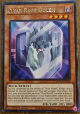 Yugioh! - Clear Rage Golem - MZTM-EN038 - Rare - Maze of the Masters - 1st Ed