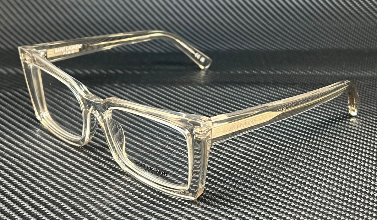 NEW SAINT LAURENT EYEGLASSES, SL778 004 BEIGE WOMEN EYEWEAR SL 778 004 Yves Saint Laurent Glasses SL-672 004 main image 3