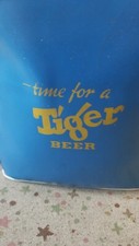 Vintage Rare ! Tiger Beer vinyl carry Beer Cooler - Beautiful Cond. Nice !