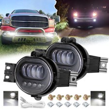 For Dodge Ram 1500 2002-08 Ram 2500 3500 03-09 Durango 04-06 Led Fog Lights Pair For Dodge Ram 1500 2002-08 Ram 2500 3500 03-09 Durango 04-06 Led Fog Lights Pair