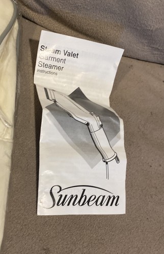 sunbeam steam valet manual