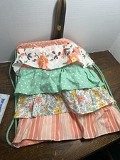 Matilda Jane Dream Chasers In the Ruffles Drawstring Backpack Bag New