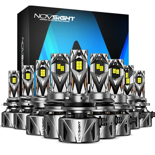 NOVSIGHT LED Headlight Bulbs H11 H4 9005 9006 Hi/Lo Beam Fog Light 60000LM 6000K