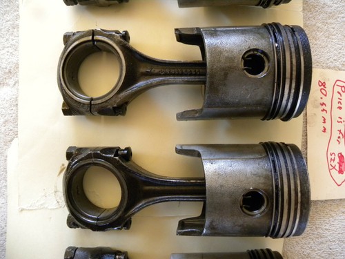 Mercedes Benz Ponton M180 220S W180 W105 220 M127 Piston & Connecting Rod Set - Picture 3 of 12